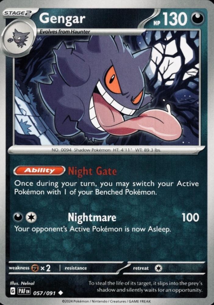 Gengar 057/091 (Reverse Holo)