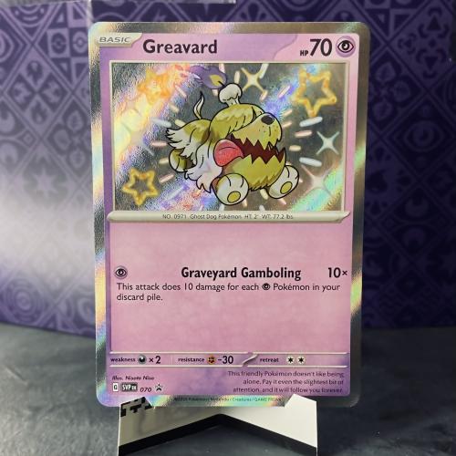Greavard Promo SVP 070 Black Star Pokemon NM