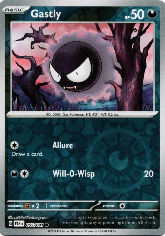 Gastly 055/091 (Reverse Holo)