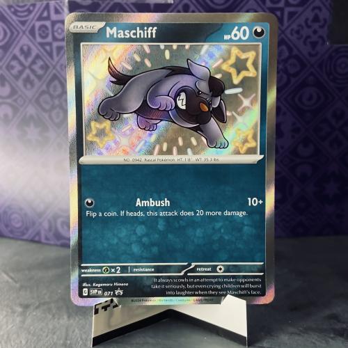Maschiff Promo SVP 071 Black Star Pokemon NM