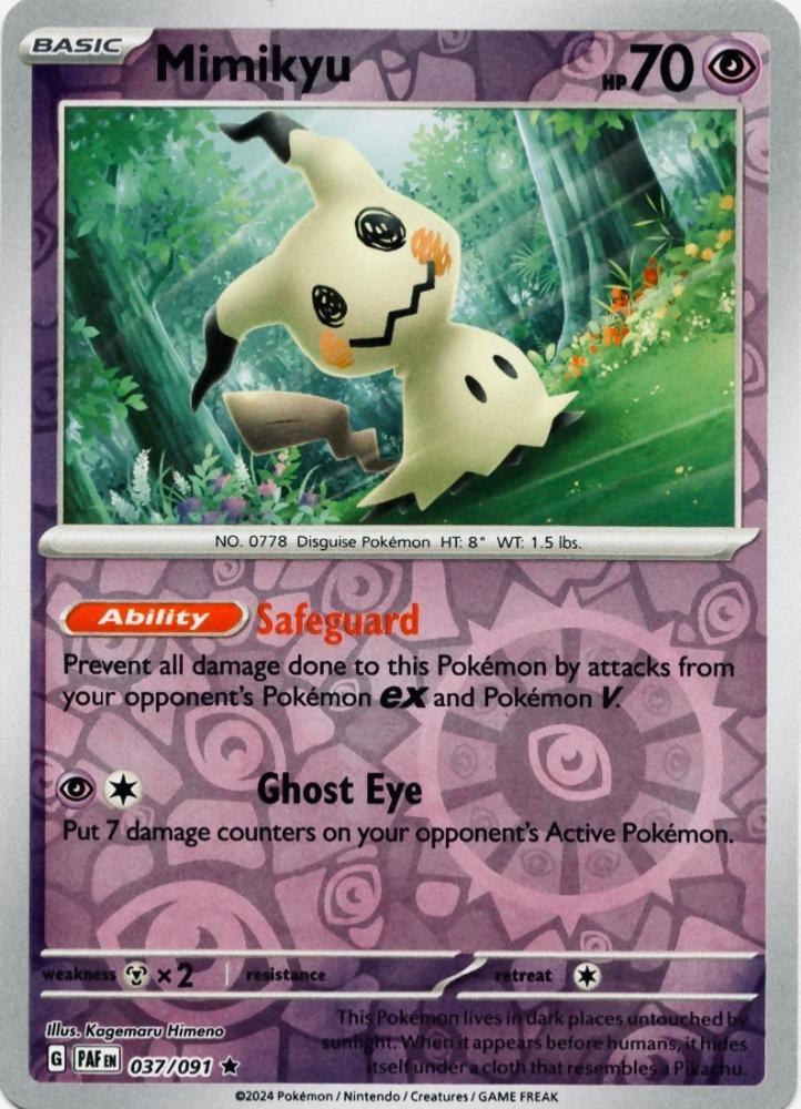 Mimikyu 037/091 (Reverse Holo)