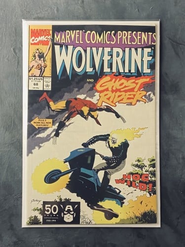 كوميك مارفل Wolverine & Ghost Rider #68 / FN