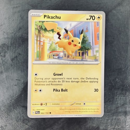 Pokemon TCG Pikachu 062/193 - NM - Scarlet & Viole...