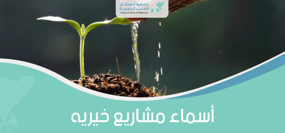 اسماء مشاريع خيريه