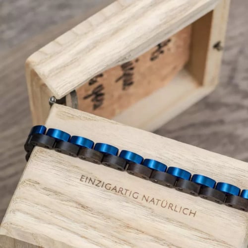 اسورة هولزكرن دويت خشب غامق / أزرق