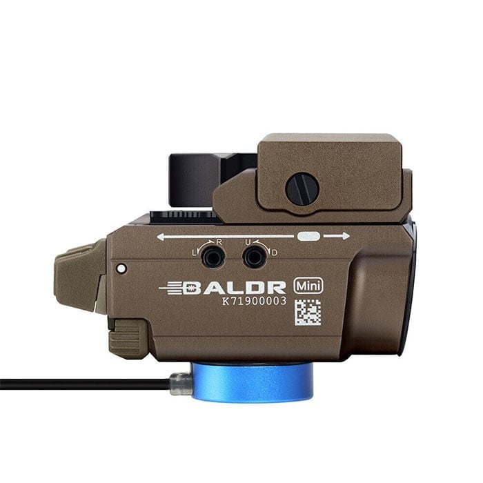 كشاف مسدس صغير مع مؤشر ليزر أخضر BALDR mini