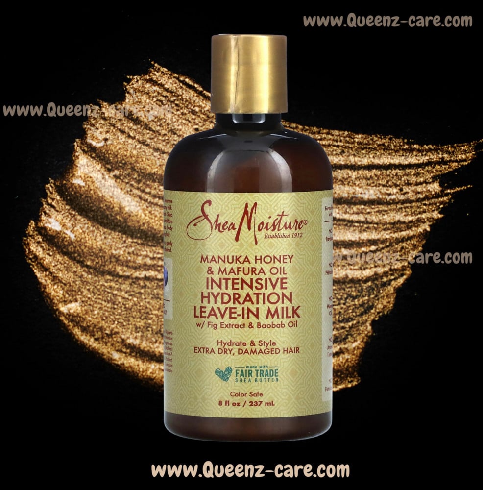 Shea Moisture Leave-In Cream Leave-In Milk Lotion With Manuka Honey & Mafura  Oil 237ml 8oz For Intense Moisturizing - كوينز كير