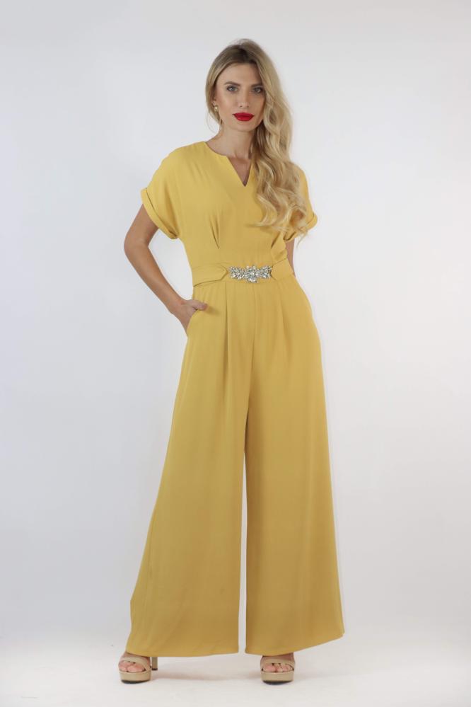 yellow jumpsuit توترندي السعودية متجر ملابس مخصص للنساء اون لاين