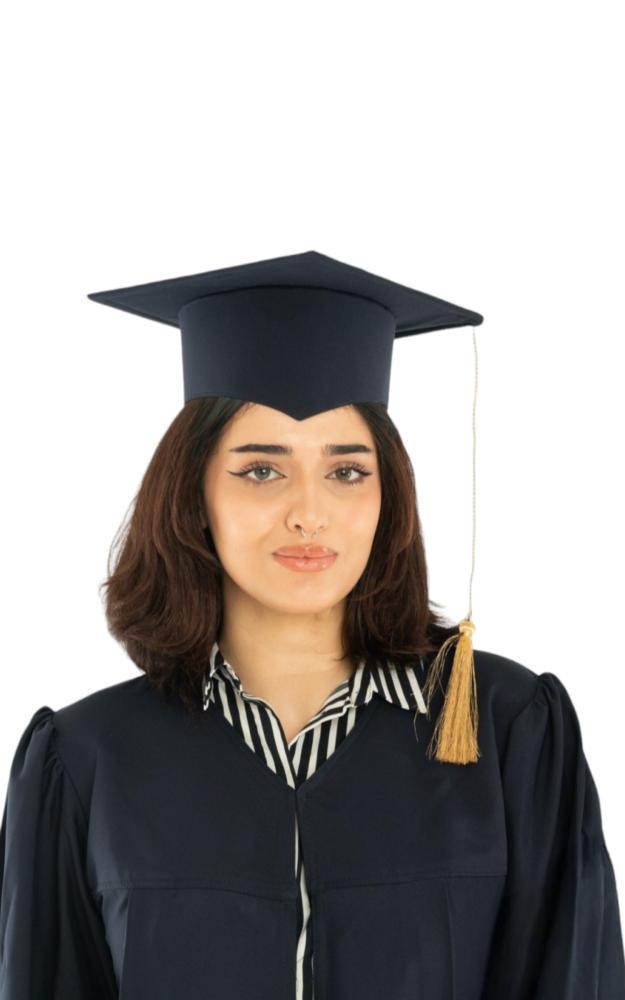 Graduation Set Color Navy Sash Off White | Maryouli Ahla Size:(52-M)