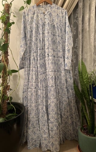 Long Blue Dress