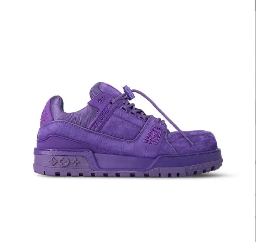 Balenciaga speed gedruckte trainer low purple