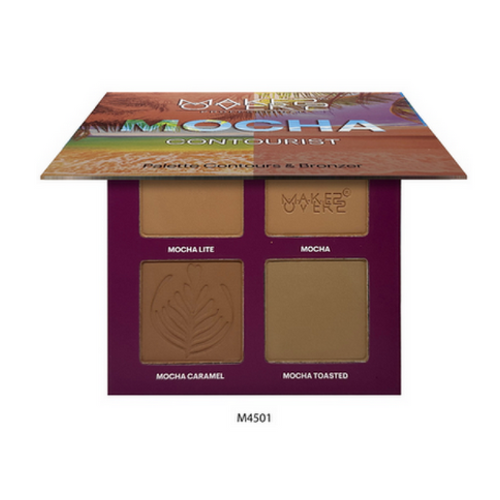 باليت كنتور وبرونزر موكا من ميك اوفر22 - M4501