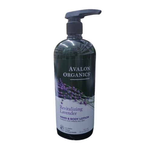 لوشن لليدين والجسم برائحة اللافندر من افالون اوجانيكس - 907 جرام