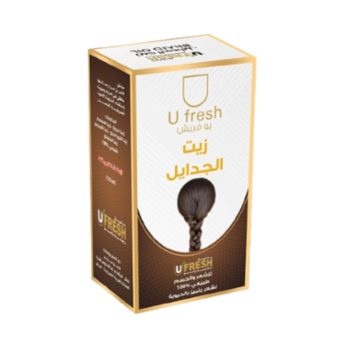 زيت الجدايل للشعر والجسم من يوفريش-125 مل