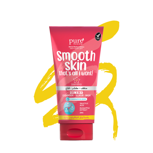 جل (3 في 1) بالأوكالبتوس لتنظيم الإفرازات الدهنية من جاسمينا® 150مل