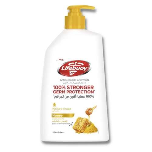 غسول اليدين بالعسل والكركم 500مل لايفبوي