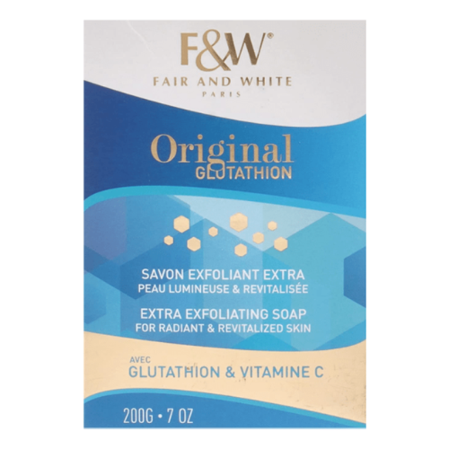 صابون التقشير بالجلوتاثيون وفيتامين C من فير أند وايت - 200جرام
