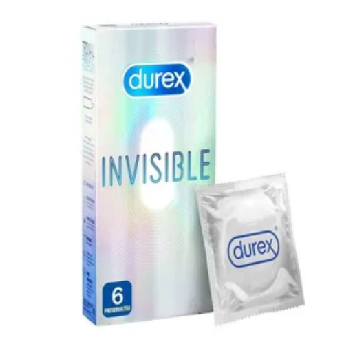 6 قطع واقي ذكري رفيع للغاية غير مرئي