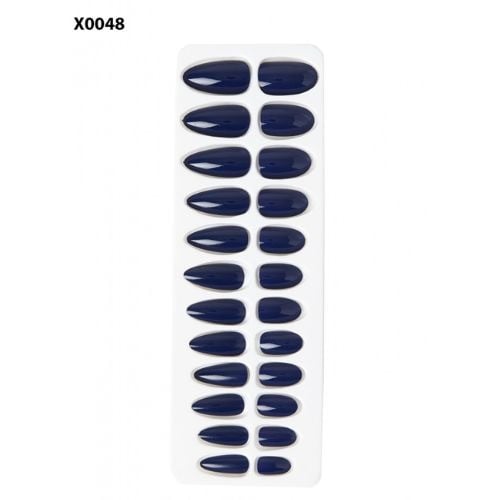 طقم أظافر لصق ذاتي لون X0048 من ناتوريد