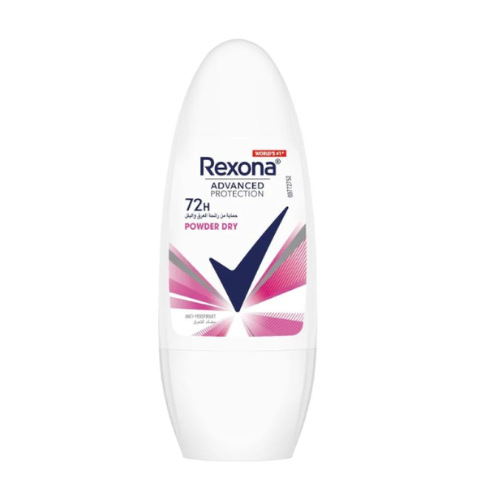 ريكسونا باودر دراي رول اون مضاد للتعرق يدوم 72 ساعة للنساء - 50 مل