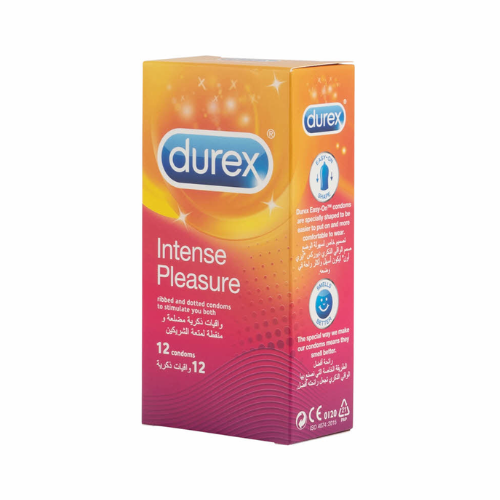 واقي ذكري مضلع ومحبب لمتعة زائدة - 12 قطعة