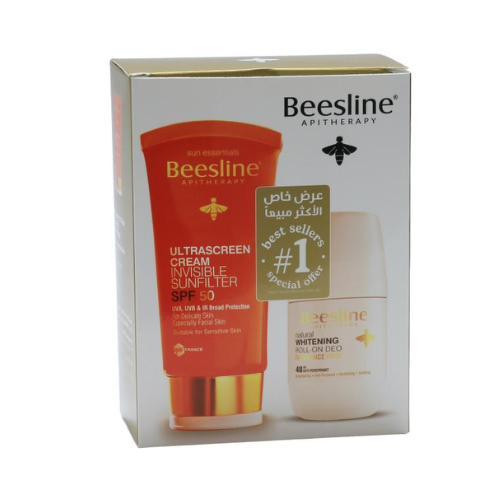 بيزلين عرض خاص ( مزيل عرق مفتح غير معطر + كريم واقي شمس )