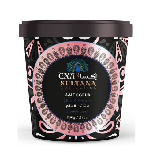 مقشر الملح العود والعنبر من اكسا 800جرام