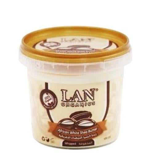 لان اورجانيكس زبدة الشيا البيضاء الأفريقية - 100 مل