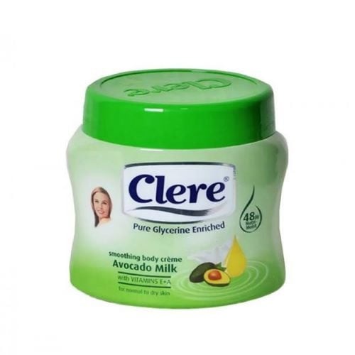 كريم للجسم غني بالحليب الصافي وبخلاصة الجليسرين والافوكادو من كلير 300مل