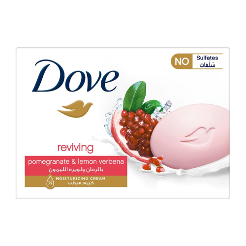 صابون كريم مرطب - بالرمان ولويزة الليمون من دوف - 125 جرام