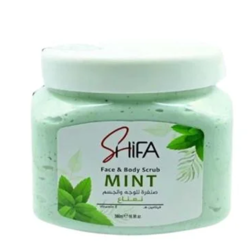 شفاء كريم صنفرة بخلاصة النعناع ، فيتامين اي، 500 مل