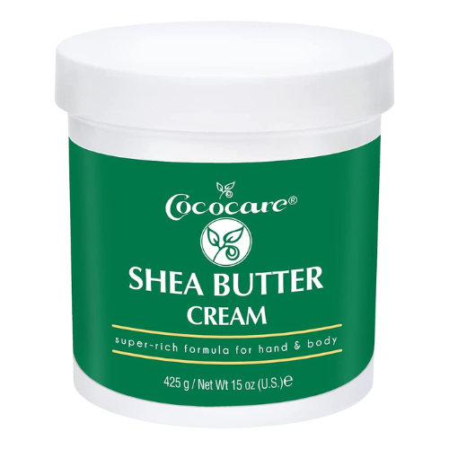 كريم زبدة الشيا الأبيض للعناية بالبشرة الجافة من كوكو كير - 425 جم
