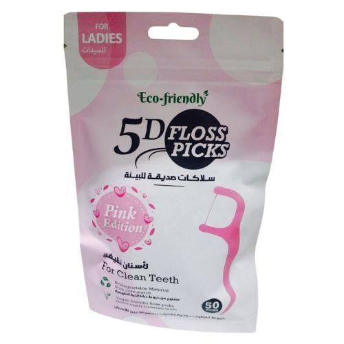 خيوط الأسنان من فايف دي -50قطعة