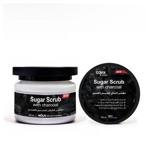 كوفيكس كير مقشر السكر للجسم بالفحم  250 مل