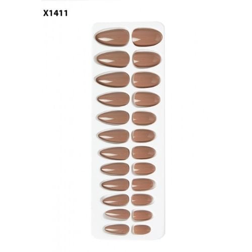 طقم أظافر لصق ذاتي لون X1411 من ناتوريد