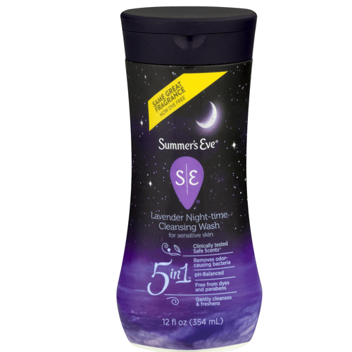 Summer's Eve, غسول بالخزامى للاستخدام الليلي، للبشرة الحساسة ، 12 أونصة سائلة (354 مل)