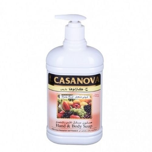 صابون سائل للجسم واليدين بالفواكه من كازانوفا - 250مل