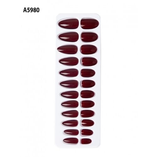 طقم أظافر لصق ذاتي لون A5980 من ناتوريد