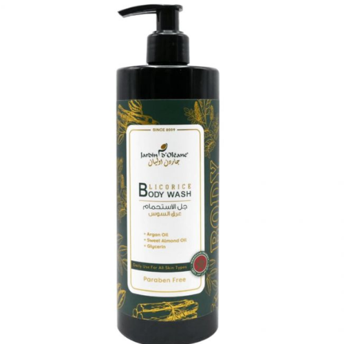 جل استحمام عرق السوس من جاردن اوليان 480 مل