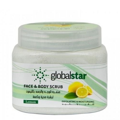 صنفرة ببوجه والجسم بالليمون من جلوبال ستار  - 500جرام