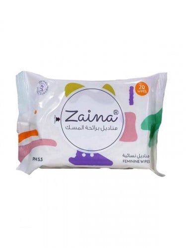 مناديل نسائية برائحة المسك 20 منديل من زينا