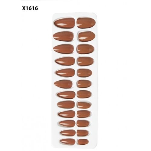 طقم أظافر لصق ذاتي لون X1616 من ناتوريد