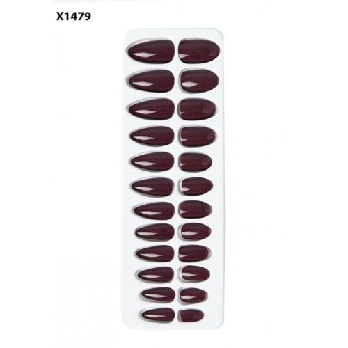 طقم أظافر لصق ذاتي لون X1479 من ناتوريد