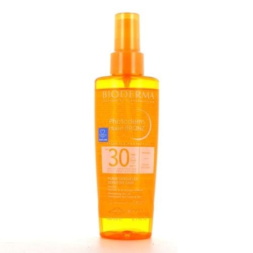 زيت اسمرار غير مرئي فوتوديرم SPF30 مل للبشرة الحساسة  200 مل من بيوديرما