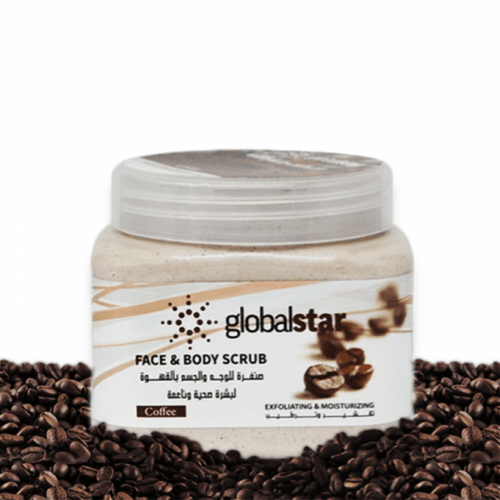 مقشر القهوة للوجه والجسم من جلوبال ستار - 500 مل