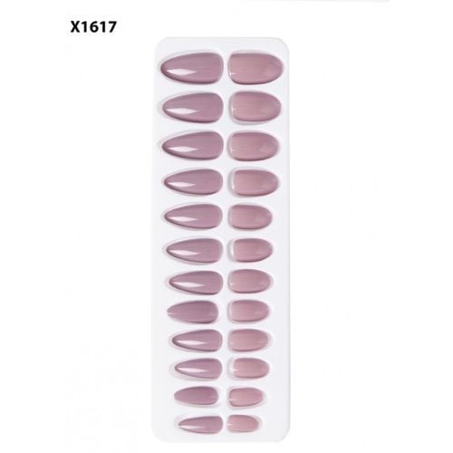 طقم أظافر لصق ذاتي لون X1617 من ناتوريد
