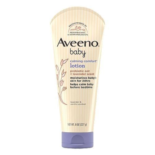 Aveeno لوشن الجسم المهدئ للجسم - روائح اللافندر والفانيليا- 227جرام
