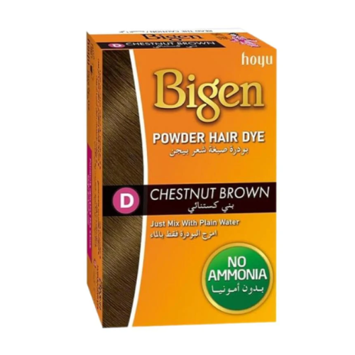 صبغة بودرة للشعر بني كستنائي من بيجين 6 غرام
