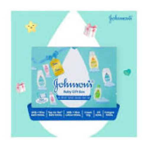 صندوق هدايا الاحتياجات الاساسية للطفل من جونسون