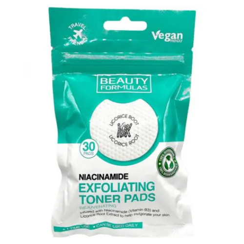 ضمادات تونر مقشرة بالنياسيناميد 30 قطعة من بيوتي فورميولا